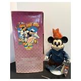 Vtg Musical porcelain Mickey Mouse doll untested..