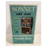 Sonnet Solid State Portable Radio in original box