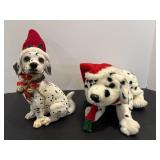Dalmatian Christmas figurine 9"H &  Ty...