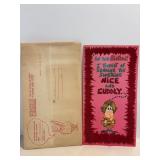 Vtg Novel birthday greeting card with envelope.