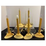 Window Candles set of 6 10"H