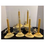 Window Candles set of 6 10"H