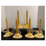 Window Candles set of 6 10"H