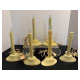 Window Candles set of 6 10"H