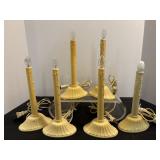 Window Candles set of 6 10"H