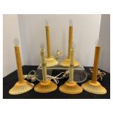 Window Candles set of 6 10"H