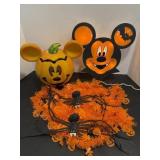 Vtg 12" lighted Mickey Mouse Vampire &...