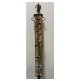 Hanging Galileo thermometer 15"H