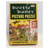 Vtg Beetle Bailey picture puzzle - open box