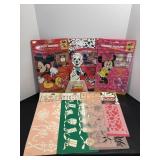 Disney stencil & stamp kits & misc