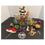 Vintage Knee Hugger Pixie Elf Tree Ornament..