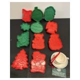 Vintage Baking Plastic Cookie Cutters...