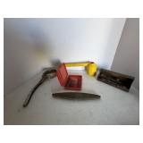 John Deere density meter, small socket set...