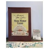Vtg Parker- Bros Wide World game