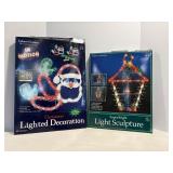 Vtg Light sculpture & lighted decoration