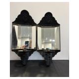Metal/Mirrored candle holders