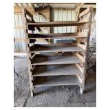 Primitive shelving unit 48.25"W x 21.75D x 72"H
