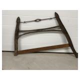 Vtg Wooden Bucksaw  also called bow saw