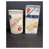 Nabisco premium slatine crackers tin & cracker..