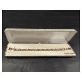 18Kt gold over sterling silver diamond accent..