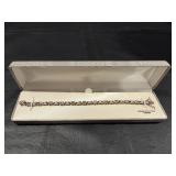 18Kt gold over sterling silver bracelet