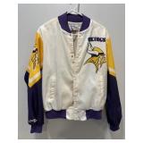 Vtg Minnesota Vikings chalk line large jacket