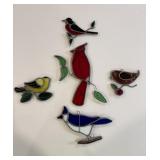 Stained Glass Bird Suncatchers