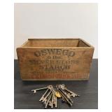 Vintage Skeleton Keys & Antique Kingsford..