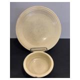 Fiesta Ware Plate & Small Bowl..