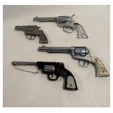 Vtg Cap guns & pop gun