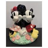 Vtg Double sided Disney Mickey & Minnie...