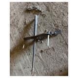 Worksaver clamp-on bucket bale spear