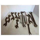 Misc tools & metal carrier.