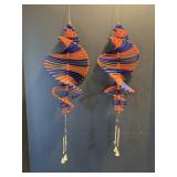 Vtg Plastic wind spinners with Chicago Bear...