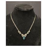 Sterling silver necklace marked 925 Italy
