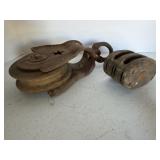 Vtg Pulleys.