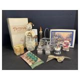 Vtg Flurryville "Sleetin Stan" & misc Christmas