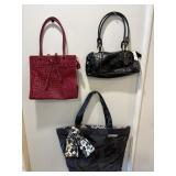 Beach bag & (2) purses