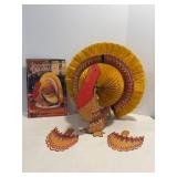 Hallmark "Tom Turkey" Honeycomb Decoration