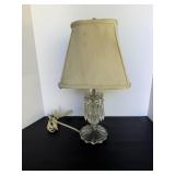 Vtg table lamps with prisms - needs new shade.