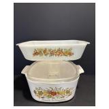 Vtg Anchor Hocking Fire-King 1 qt baking dish...