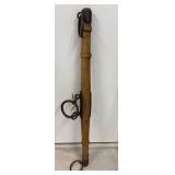40"H Antkique Wooden Single Tree/Horse Mule..