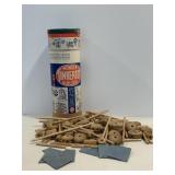 Vtg Wonder Tinker toy builder