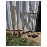 Long handled tools.