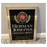 Herman Josephs painted glass picture...