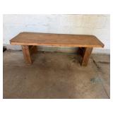 Primitve bench.