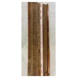 Vtg Advertisement yard sticks.