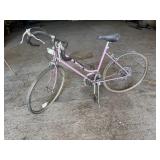 Vtg Pink Schwinn Caliente road bike with...
