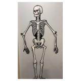 Vintage Halloween Skelton With Articulating...