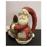 Vtg Santa claus night light folk art - works